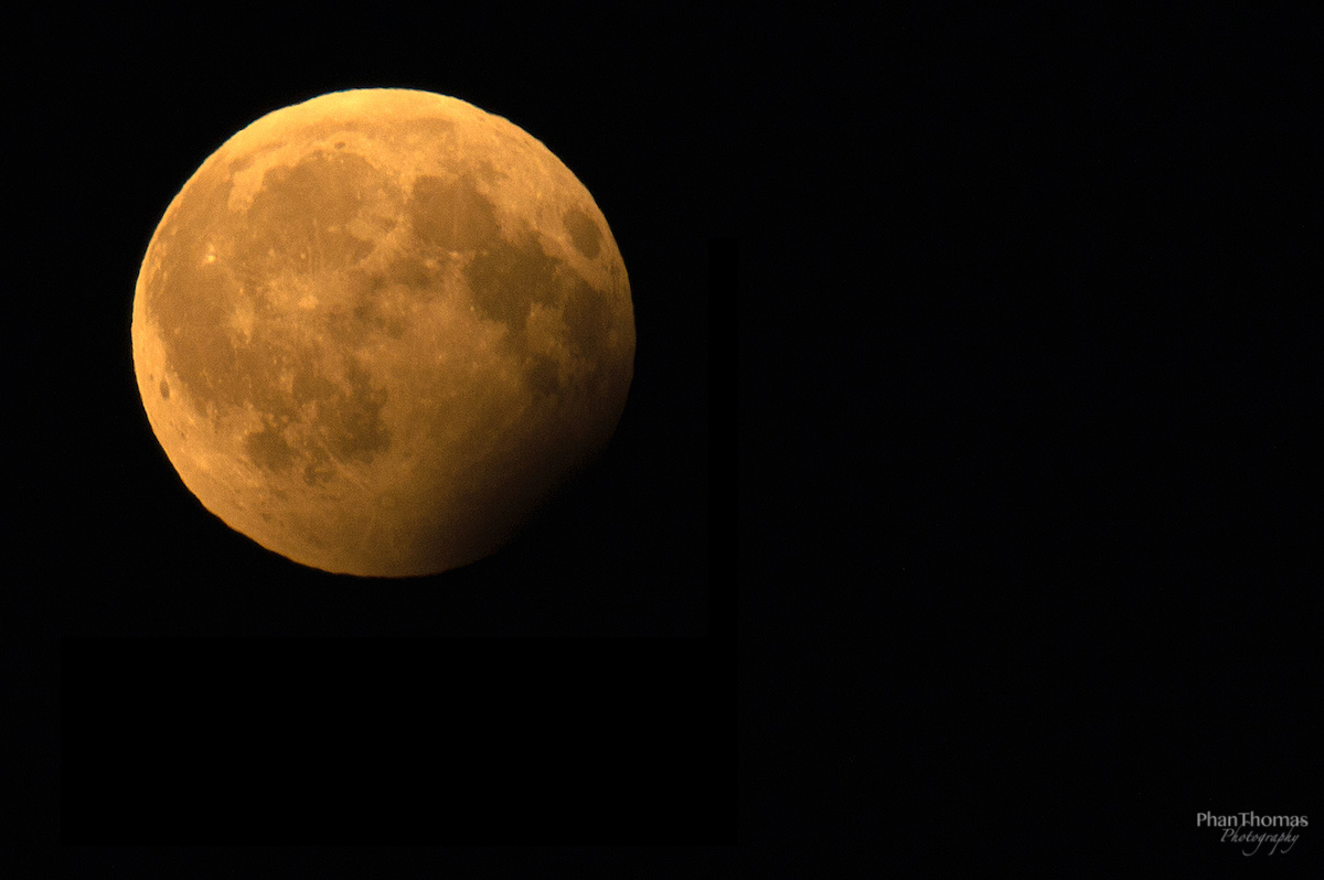 Mondfotografie: Partielle Mondfinsternis