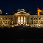 Berlin: Reichstag bei Nacht