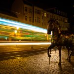Altstadt Köpenick: Laser-Pferd?