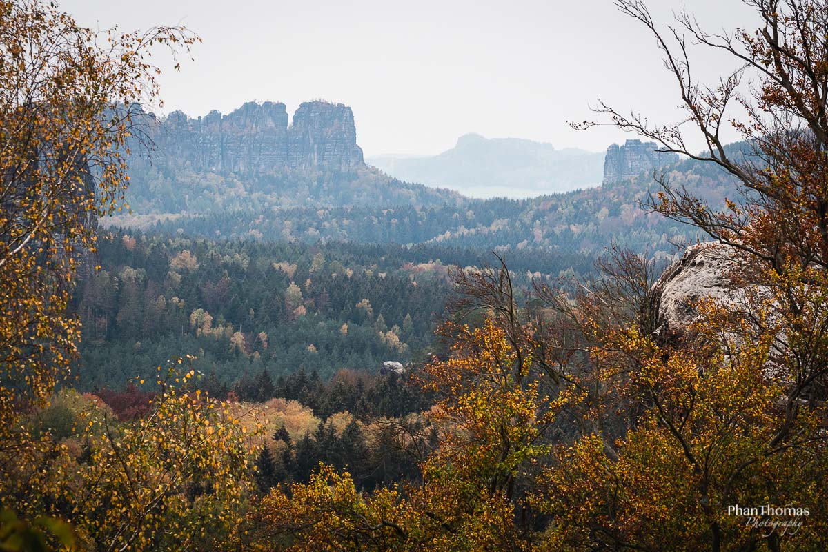 Lichtenhainer Wasserfall: Herbstlandschaft