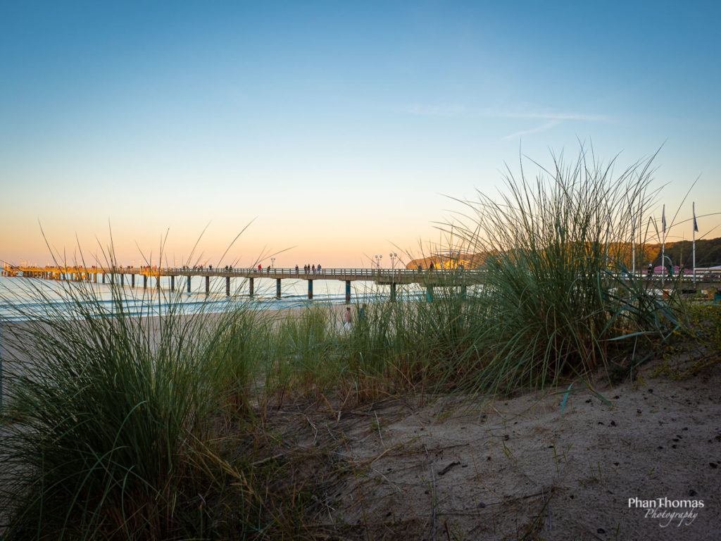 Binz: Blick über den Strand