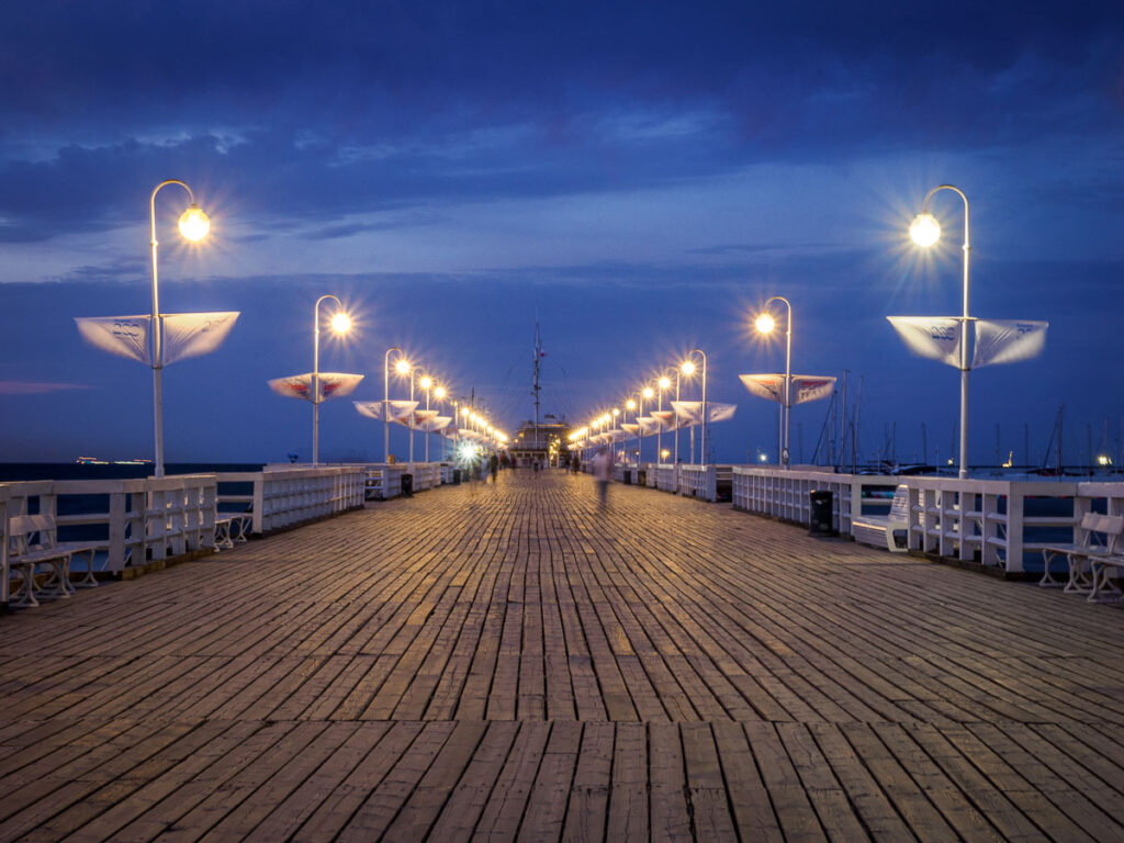 Abendstimmung auf der Seebrücke