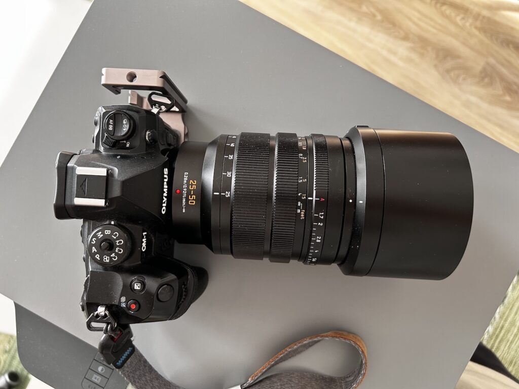 Objektiv an OM-1